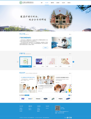 广州中大药物开发网站建设项目